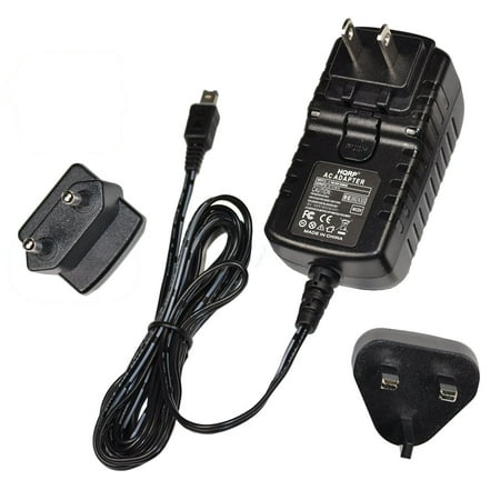 Camera Plug - HQRP Replacement AC Adapter / Charger for JVC GZ-MG57 / GZ-MG57U / GZ-MG57US / GZ-MG630 Camcorder + HQRP Euro Plug Adapter