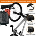 thumbnail image 5 of Zikopomi Bike Rack Garage Wall Mount Metal Bike Hanger, Black, 5 of 6