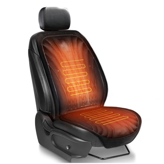 Warmer Seat Covers, Heated Seat Ccovers for Car, 12V/24V Heated Car Seat Cover, Plush Seat Cushion, Warmer Car Seat Cover,Suitable for Various Models Heater Cushion Seat for Car