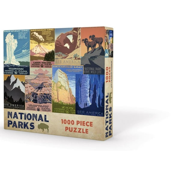 Gibbs Smith: National Parks Puzzle, 1000 Piece (Jigsaw)