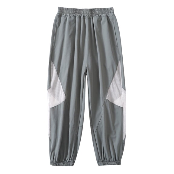 Gymvis Pants for Kids quick dry mesh mosquito proof breathable elastic waist Pants for Kids athletic