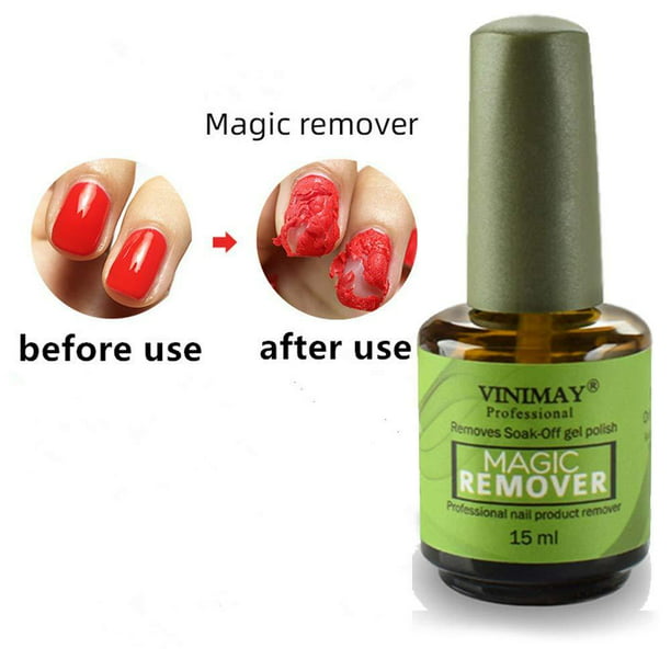 Magic Nail Polish Remover Professional Removes Soak-Off Gel Nail Polish ...