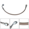 thumbnail image 4 of Turbo Oil Feed Line 48" Steel Braided PTFE Line 4AN 90° Straight Hose End Teflon, 4 of 4