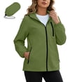 thumbnail image 3 of Lenago Women's Multi-Pocket Waterproof Hooded Hiking Trekking Jacket, 3 of 9