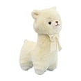 thumbnail image 2 of Cuddly White Alpaca Llama Lamb Toy - 9.84" Stuffed Animal Cushion Plush Doll, Kawaii Plushie, 2 of 6