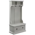 thumbnail image 1 of Crosley Furniture Shoreline Coastal Wooden Hall Tree in Gray, 1 of 11