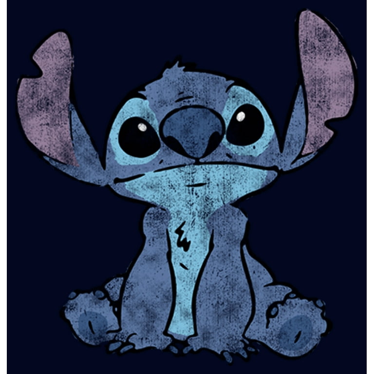 Disney Customized Artist Sketch - 2 Character - Stitch - Lilo Kissing Stitch