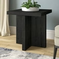 thumbnail image 6 of Evelyn&Zoe Elna 22" Wide Square Side Table, Black Grain, 6 of 8
