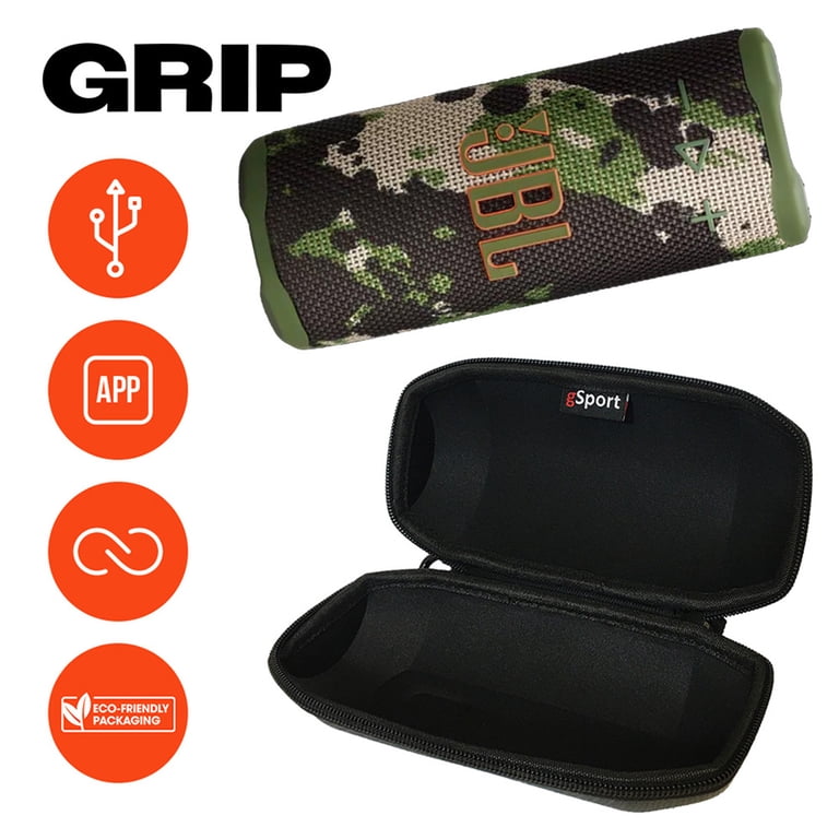 JBL Grip Compact Portable Bluetooth Speaker Bundle with gSport
