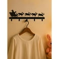 thumbnail image 4 of 1 Pc Christmas Stocking Wall Rack with Hangers Holder Stand Metal Stocking Hangers Mantel Wall Mount Hook Holder for Mantle Entryway Holiday, 4 of 8