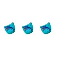 thumbnail image 1 of Baohd Couvre-Tête de Putter de Golf en Maillet Brodé pour Club de Golf Premium et Durable Demi-Rond - Requin Bleu Mer Ensemble de 3, 1 of 1