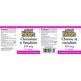 thumbnail image 3 of Suplemento Natural Factors de cromo y vanadio 125 mcg 90 cápsulas, 3 of 3