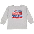 thumbnail image 3 of Inktastic Puerto Rico Love My Puerto Rican Family Boys or Girls Long Sleeve Toddler T-Shirt, 3 of 5
