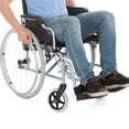 thumbnail image 5 of TAILTOSS Roues de Fauteuil Roulant Gris Pièces de Rechange pour Fauteuil Roulant PVC Lot de 4, 5 of 5