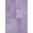 thumbnail image 2 of Addison Rugs Mayfield Washable Transitional Patchwork Lavender Rectangle Rug, 8' x 10', 2 of 6