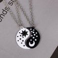 thumbnail image 4 of Juego de 2 collares para 2 niñas, collar creativo y versátil con temperamento de sol y luna, collar de pareja simple y versátil, 4 of 4