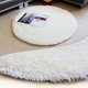 thumbnail image 3 of Alfombra redonda Kinzd de 40 cm para baño, dormitorio, de forro polar coral, suave y antideslizante, para decoración del hogar, 3 of 8