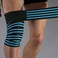 thumbnail image 5 of Correa de rodilla de elevación en cuclillas para culturismo, vendaje de rodilla envolvente para Fitness, 5 of 5