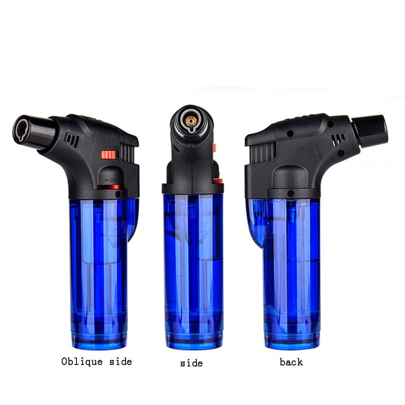 Mini Refillable Welding Lighter Gun Butane Gas Fuel Jet Torch Flame Gun