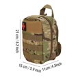 thumbnail image 2 of Outdoor Survival Military First Aid Kit, Climbing Emergency Medical Pouch (Camouflage), 2 of 4