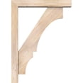 thumbnail image 3 of Ekena Millwork 5 1/2"W x 32"D x 44"H Balboa Block Smooth Bracket w/ Offset Brace, Douglas Fir, 3 of 25