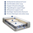 thumbnail image 5 of Sealy Celestial Cool 2-Stage Crib Mattress and Toddler Mattress, Cooling Copper Foam, 5 of 23