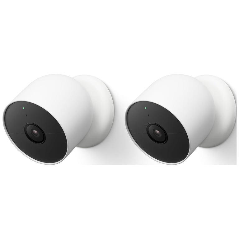 Google Nest Cam 2-Pack, Outdoor/Indoor, Battery Wireless, Snow photo 1