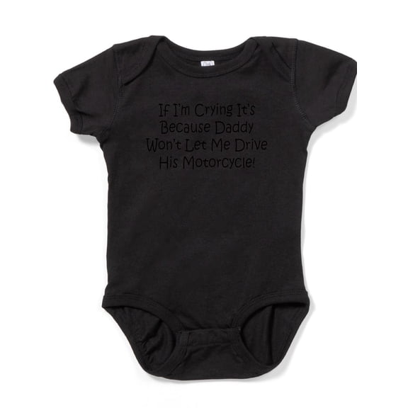 CafePress - Drive My Daddys Motorcycle - Cute Infant Bodysuit Baby Romper