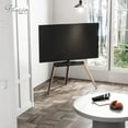 thumbnail image 4 of FITUEYES Design Corner TV Stand for 55 65 70 75 78 Inch TV, Easel TV Stand for Bedroom, Living Room and More, Modern TV Stand with Cable Management, Picasso Series., 4 of 6