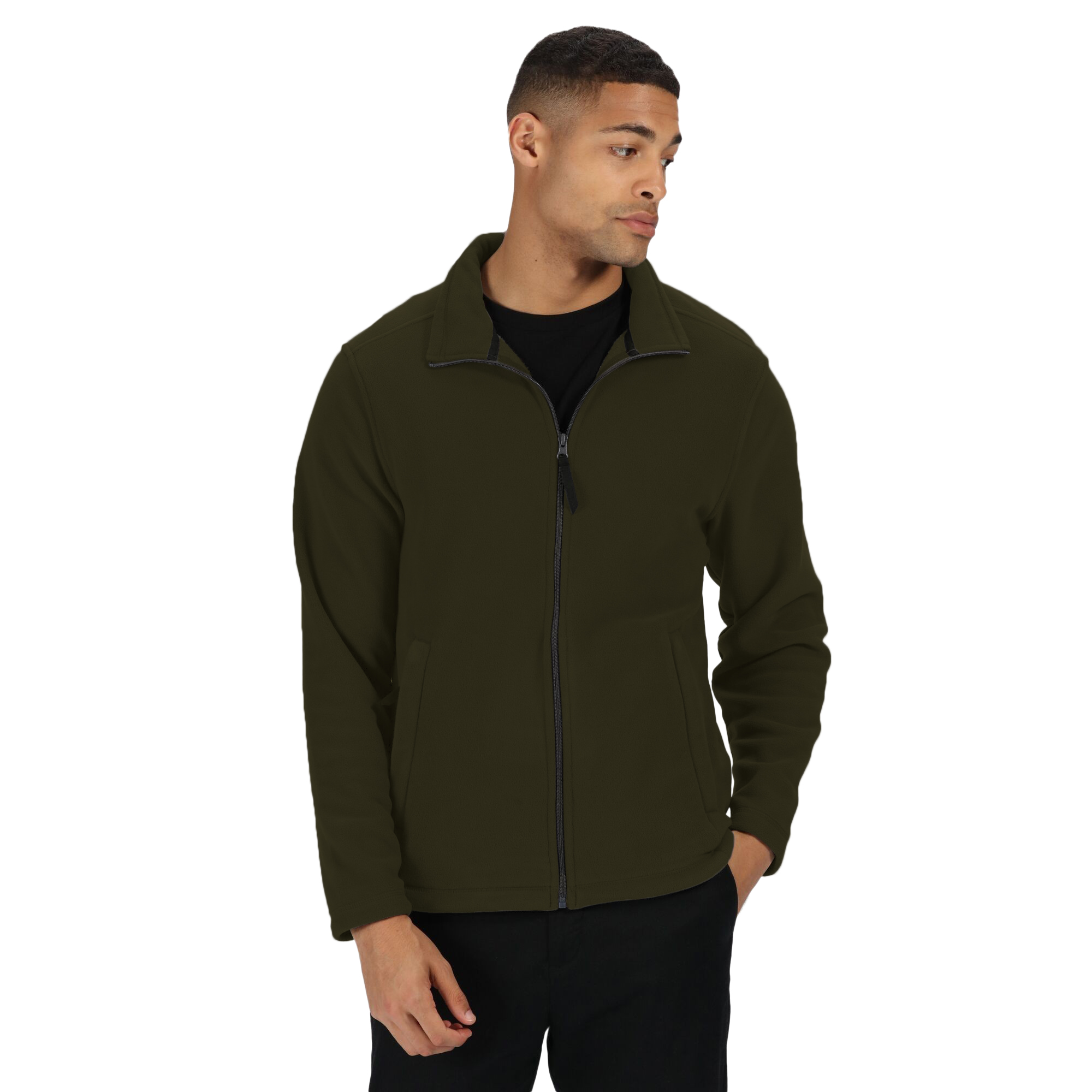 micro fleece mens full zip
