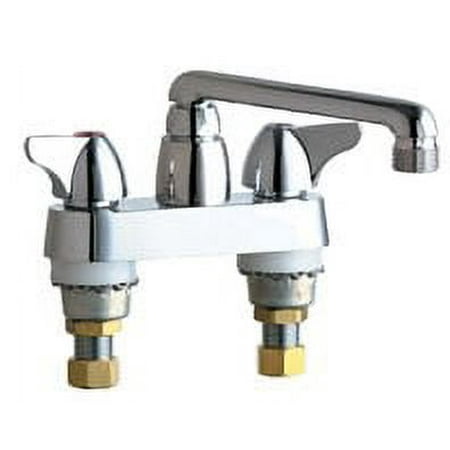 Chicago Faucets 1891-E2 Deck Mounted 4" Centers Laundry Faucet - Chrome