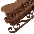 thumbnail image 3 of TEHAUX 3Pcs Plastic Christmas Sleigh Present Basket Assorted Color Festive Home Decoration, 3 of 6