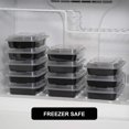 thumbnail image 2 of Freshware Meal Prep Containers 1 Compartment Food Storage Containers with Lids, Bento Box, BPA Free, Stackable, (16 oz), 150 coun, 2 of 9