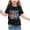 Black, variant on Back To School Baby Girl Outfit Relaxed Fit Cute Round Neck Short Sleeve First Day Of Preschool Tshirt Little Kids 2026 Back To School Gift Tee