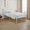 White-Twin, variant on Metal Bed Frame with Heart Design Headboard & Footboard, Sturdy Platform Bed - No Box Spring Required, Easy Tool-Free Assembly, for Teens, Adults (Twin, Full, Queen, King)
