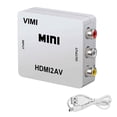 thumbnail image 1 of Convertidor De Imagen De Hdmi A Rca Av Audio Video Adaptador Para Tv, 1 of 5