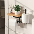 thumbnail image 4 of TIELUTT Purpose Bathroom Rack for Toilet Paper and Accessories Versatile Double Roll Holder Holder Counter Extender Soap Holder for Kitchen Drying Rack over the Small Kitchen Rack over The, 4 of 7