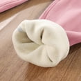 thumbnail image 6 of LIJCC Toddler Teen Girls Fleece Lined Leggings Thermal Long Underpants Autumn Spring Thickened Jogging Bottoms(Pink,9-10 Years), 6 of 9