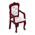 thumbnail image 1 of Siruishop Chaise de Maison de Poupée Design Rétro Artificiel Mini pour Cuisine Paysage Maison de Poupée Rouge Brun, 1 of 8