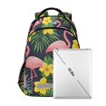 thumbnail image 7 of FORMRS Kids School Backpack Elementary Student Unisex Travel Bookbag with Reflective Stripes, Flamingo Pattern, 7 of 7
