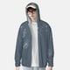 thumbnail image 2 of Balery White Dandelion Sudadera ligera de manga larga con capucha y protección solar UPF 50+ para hombre y mujer, ideal para pesca y running-Large, 2 of 7