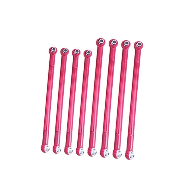 TISHITA RC Tirette Pièce de Rechange Robuste RC Tie Rod pour MN86S MN128 1:12 RC Accessoires Rouge