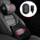 thumbnail image 2 of JINSERTA - Almohada de masaje para el cuello, reposacabezas de espuma viscoelástica, cojín de apoyo lumbar ajustable para la espalda, accesorios universales para el hogar y el automóvil, 2 of 5