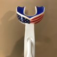 thumbnail image 5 of Oral Mart American Flag Strapped Sports Mouth Guard (Ice Hockey/Football/Lacrosse) - Mouthguard with Strap for Football, Hockey, Lacrosse, College Football (with Free Case), 5 of 7