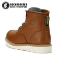 thumbnail image 2 of Rockrooster Men's 6" Wide Soft Toe Brown Wedge Work Boots VAP615 US 8.5, 2 of 7