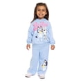 thumbnail image 2 of Bluey Toddler Girls' Graphic Hoodie and Matching Sweatpants Set, 2-Piece, Sizes 12M-5T, 2 of 7