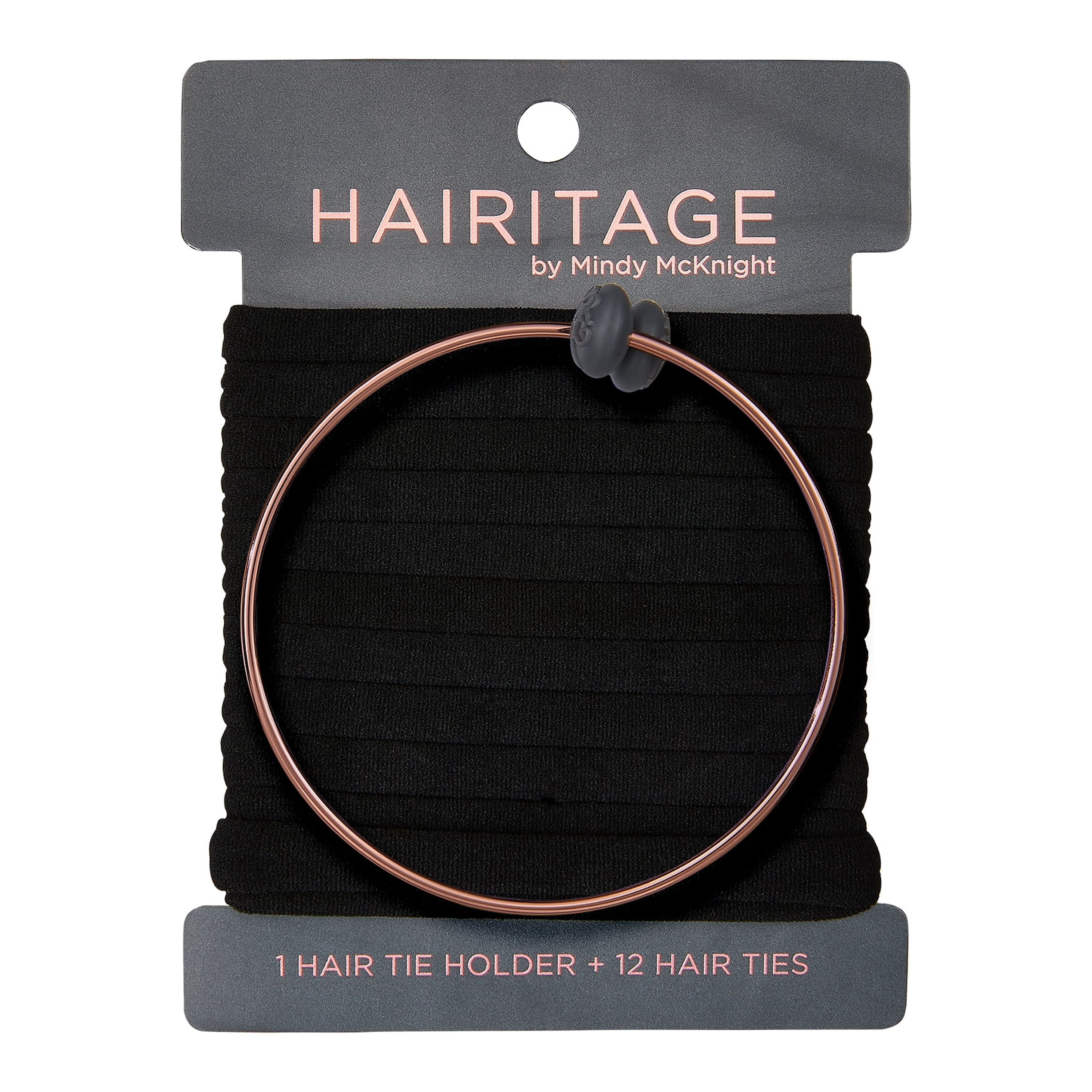 Hairitage Better Together Hair Tie Holder & Ties for All Hair Types and Textures, 1 Set