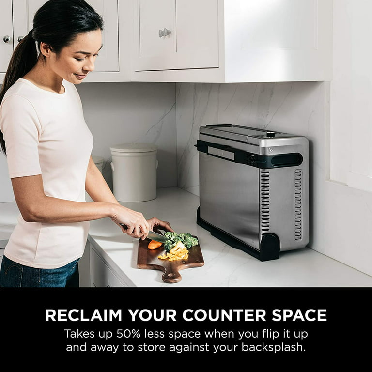 Ninja - Foodi 8-in-1 Digital Air Fry Oven, Toaster, Flip-Away Storage,  Dehydrate, Keep Warm - Black 