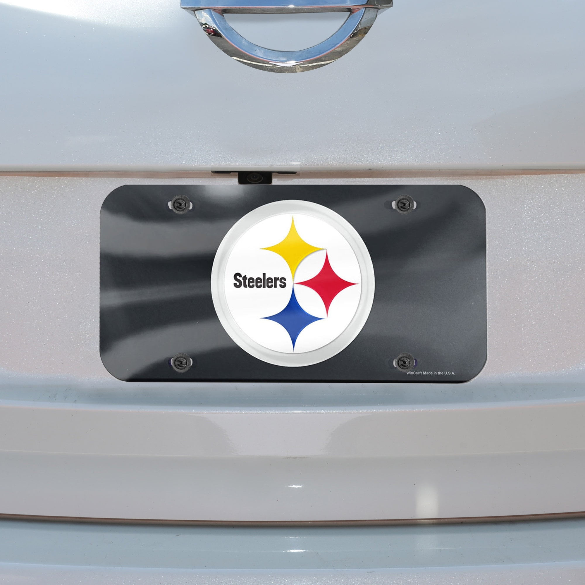 Louisville Cardinals Logo Crystal Mirror License Plate