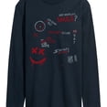 thumbnail image 3 of Smile - You Can't Escape - Men's Long Sleeve Graphic T-Shirt, 3 of 5